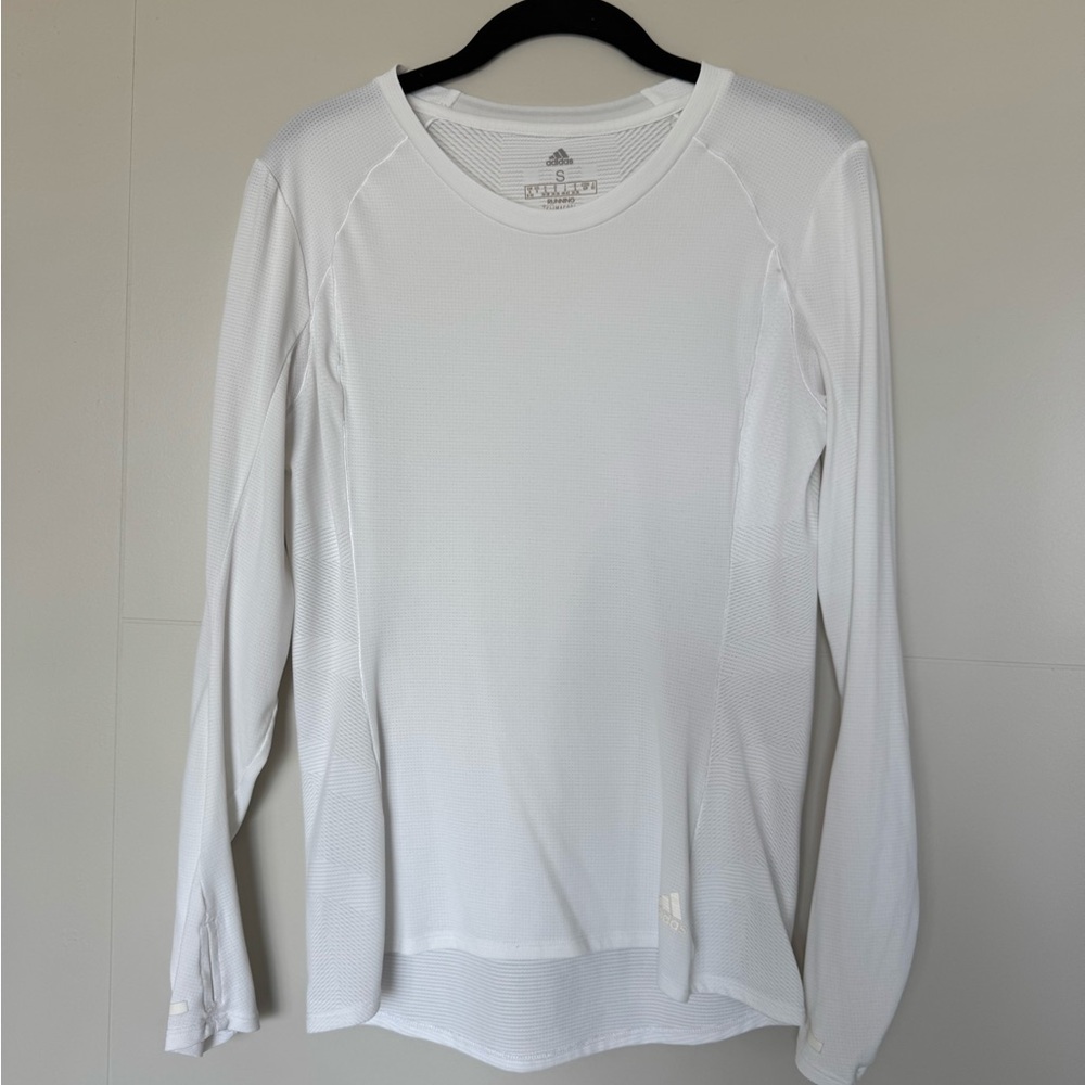 Adidas Women's Classic White Long Sleeve Tee